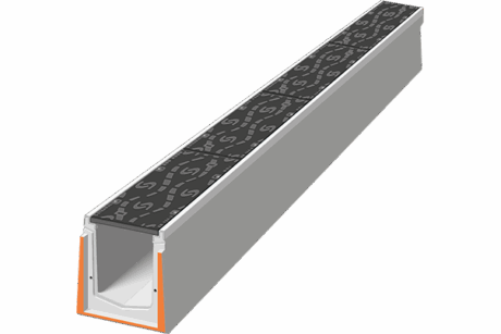 Caniveau hrixp 300 ht400 d400 en visualisation 3d