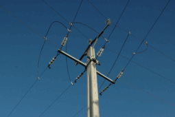 Poteau de distribution energie classe d