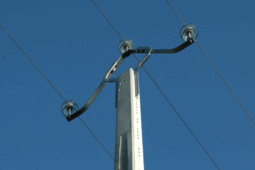 Poteau de distribution energie classe d