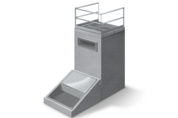 Visuel 3D d'un ouvrage de régulation